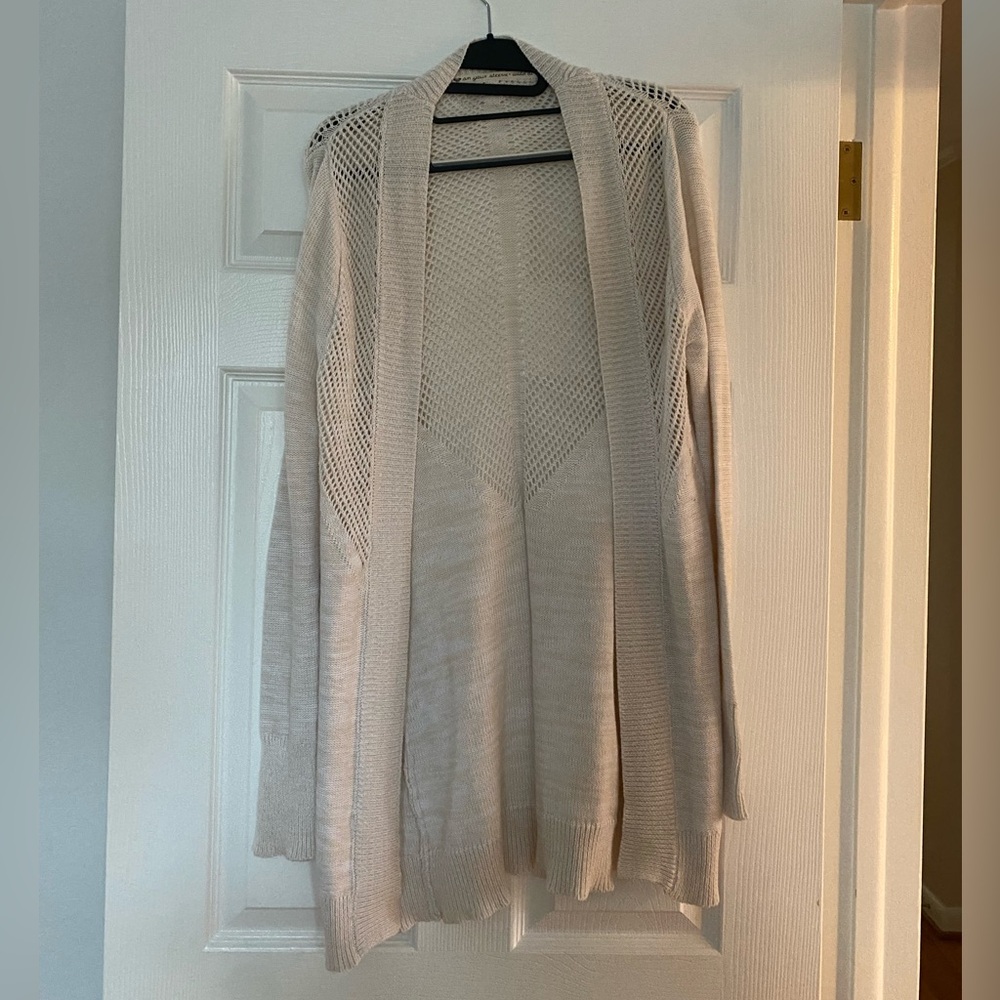 ROXY Long Sleeve Beige Cardigan